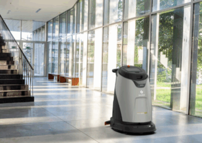 Gausium Scrubber 50 Kontorlobby