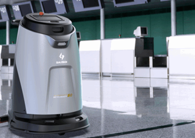 Gausium Scrubber 50 Lufthavn